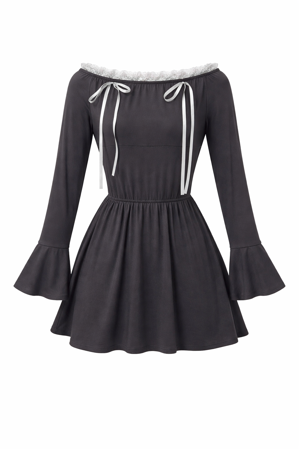 Grey Dusk Charm Dress