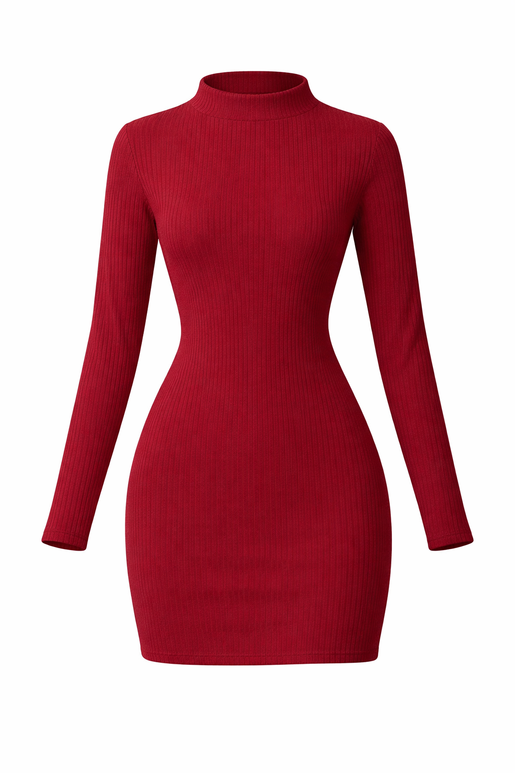 Crimson Curve Dress