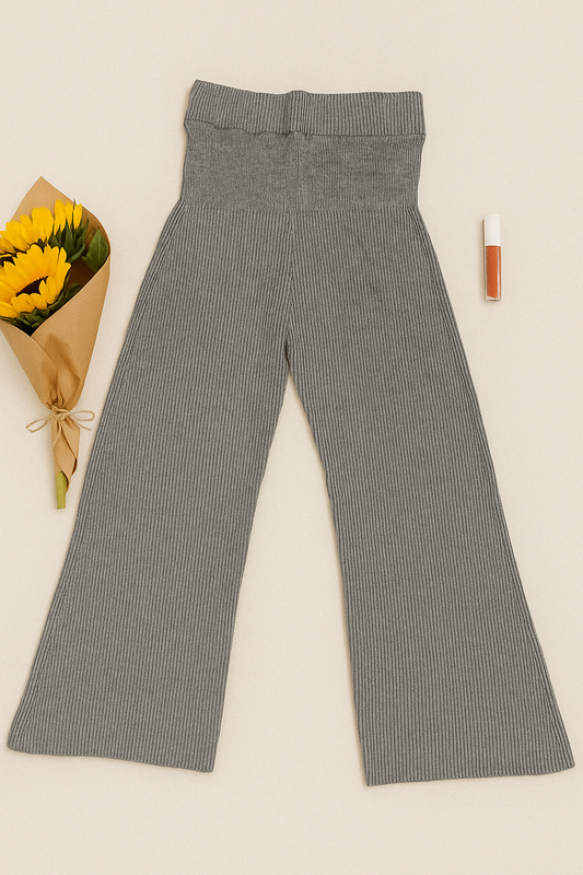 The Storm Knit Wide-Leg