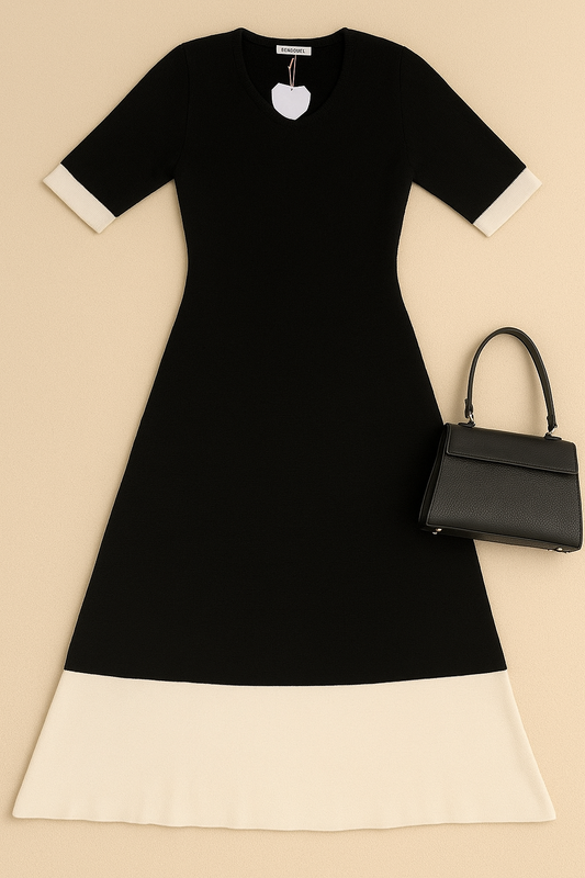 The Two-Tone Vibe Dress