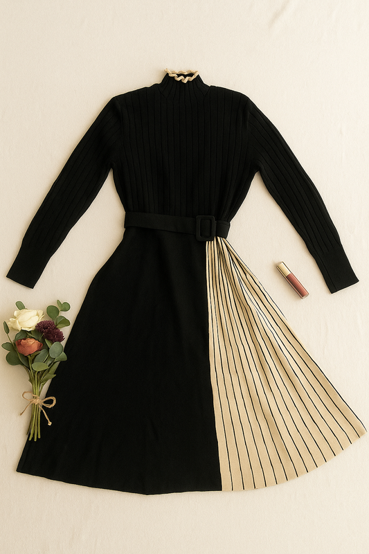 The Aesthetic Block Dress