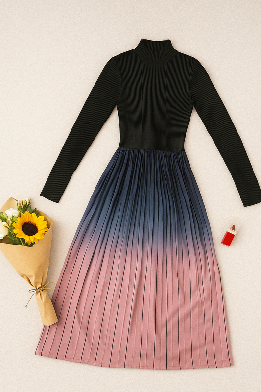 The Knitted Sunset Ombre Midi