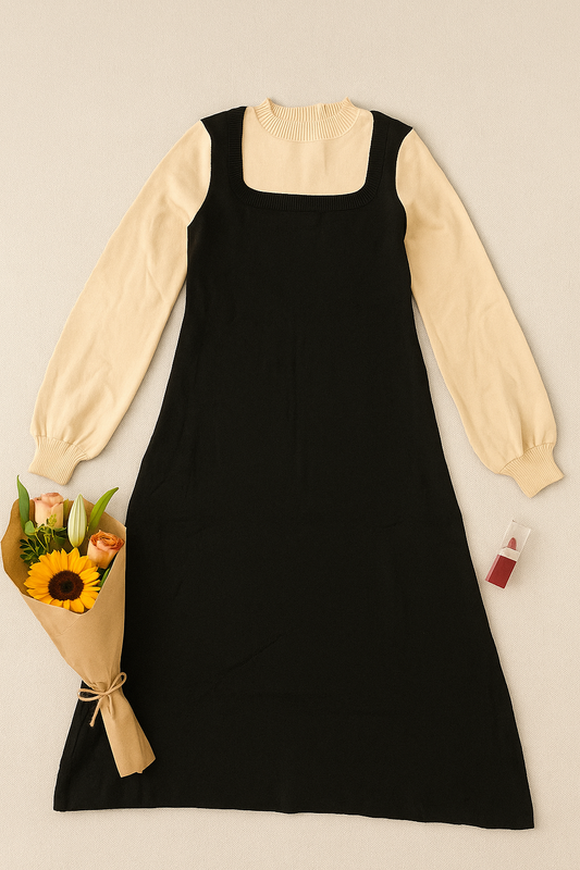 The Layered Look Knit Midi