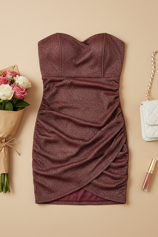 The Sparkle Ruched Bodycon