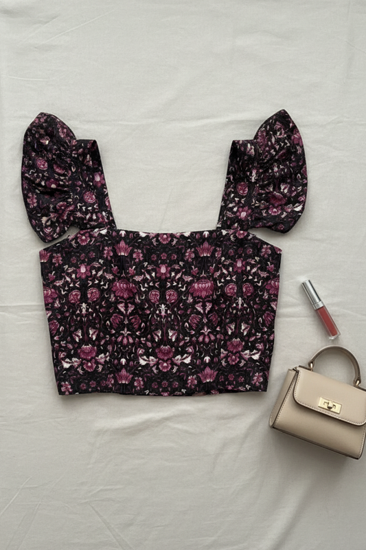 Dark Romance Ruffle Top