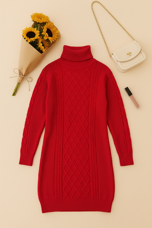 The Cherry Bomb Knit Dress