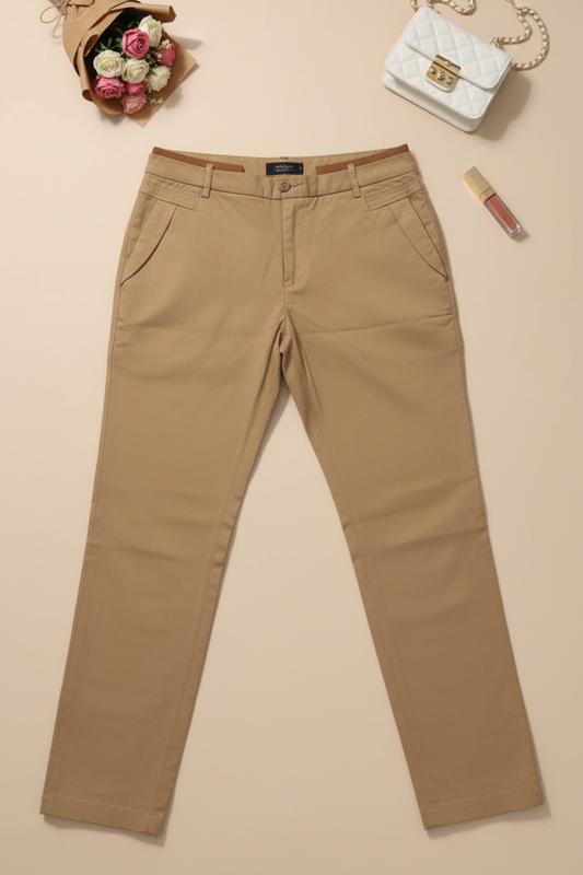 Stretch Cotton Slim Chinos