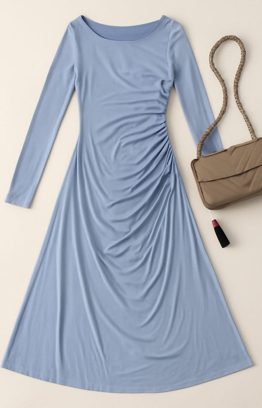 Pretty blue long dress