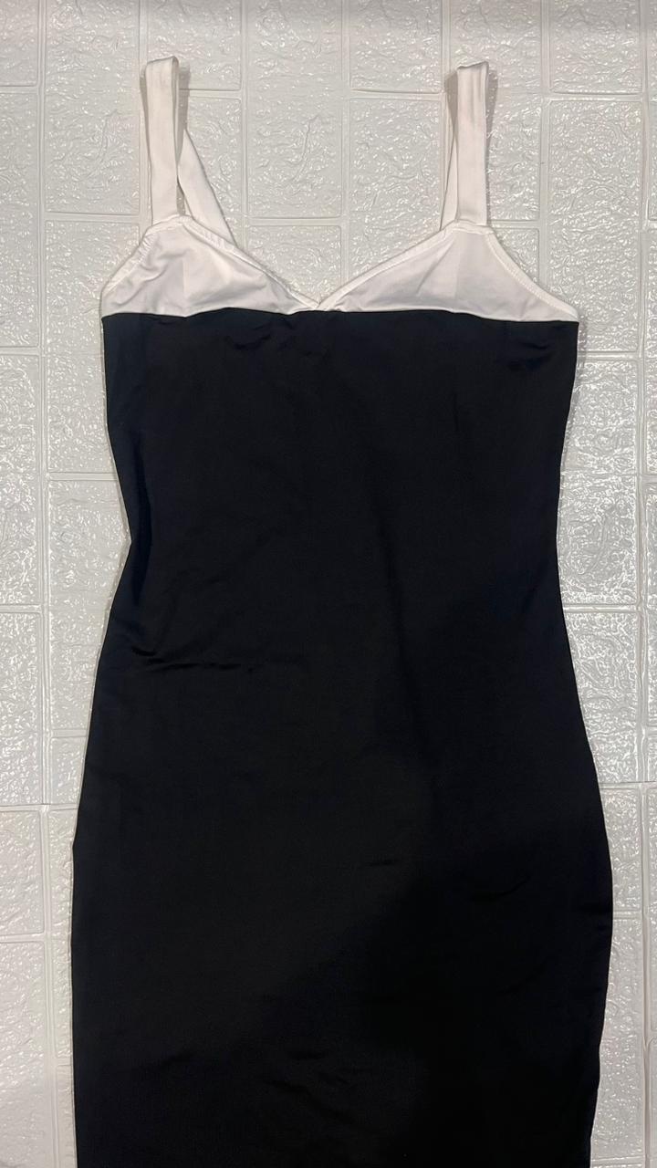 Noir Pearl Contour Dress