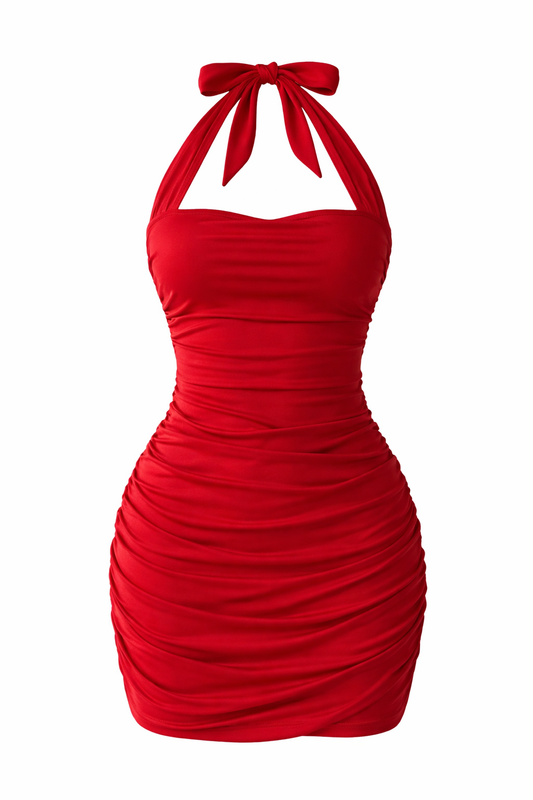 Heartbreaker Halter Dress