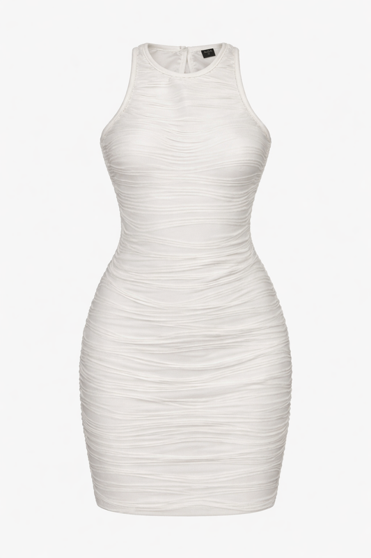 Ivory Drip Bodycon