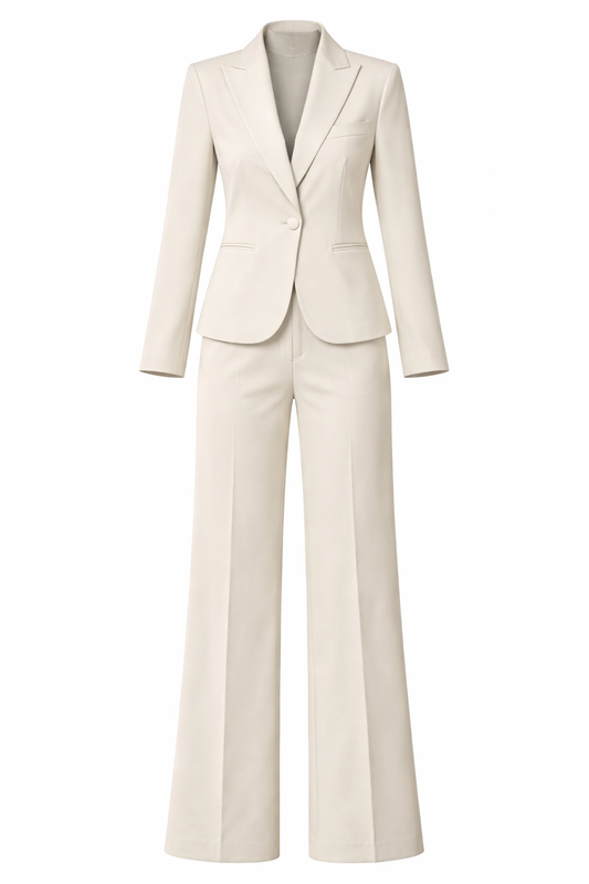 Ivory Executive Blazer & Trouser Co-ord