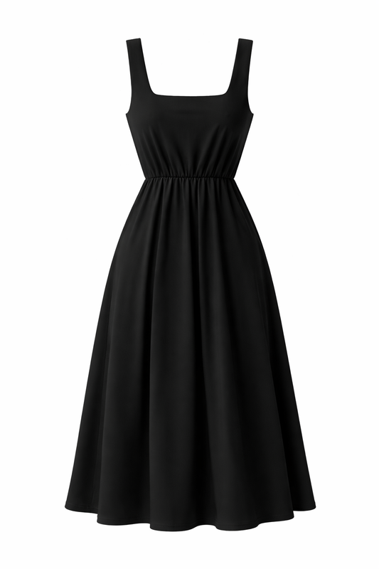 Midnight Muse Midi Dress