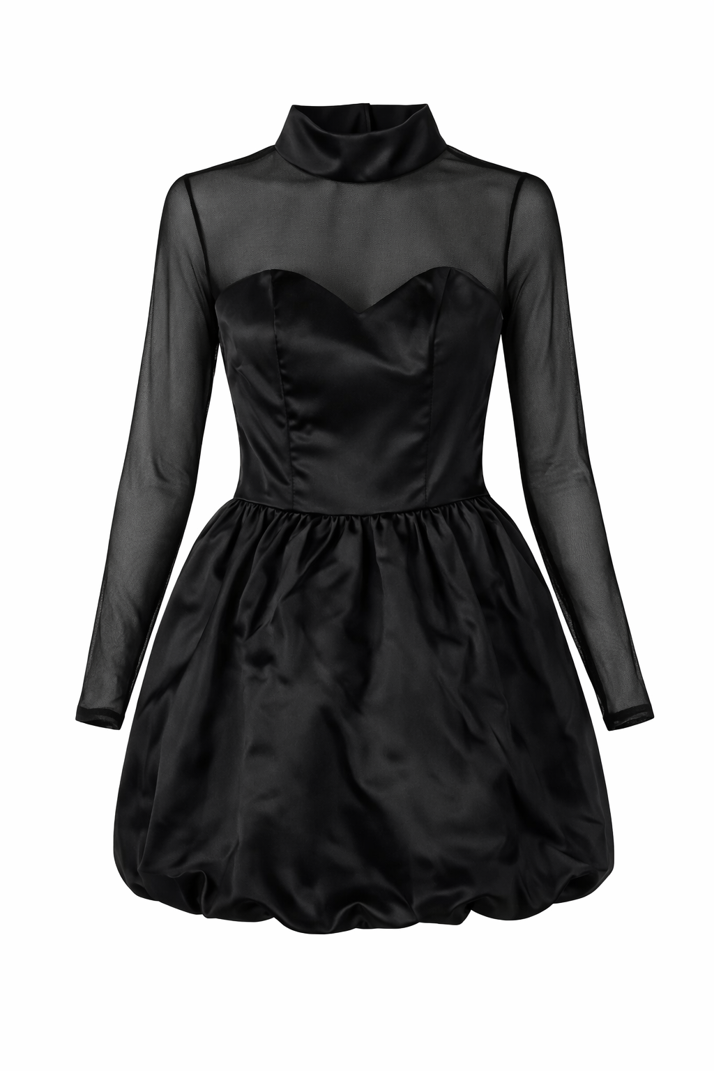 Midnight Balloon Dress