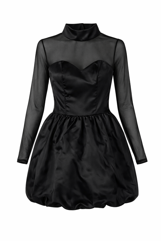 Midnight Balloon Dress