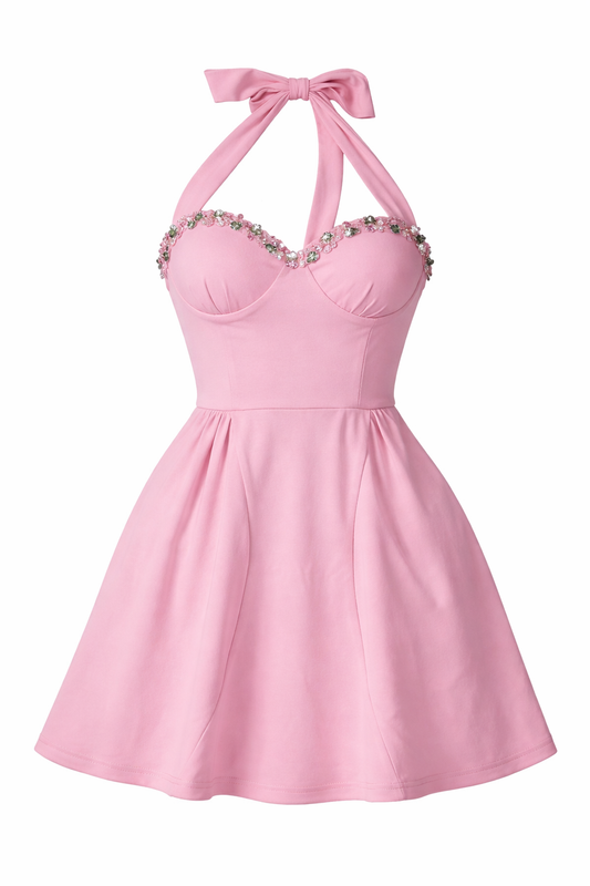 Blush Hour Mini Dress