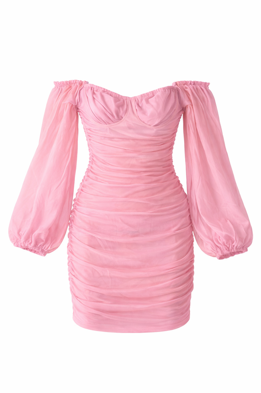 Rosé Haze Mini Dress