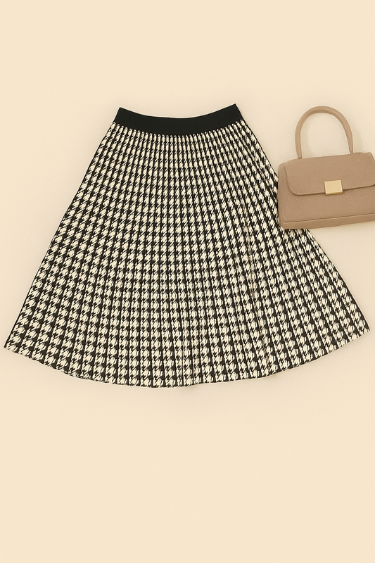 The Classic Check Swing Skirt
