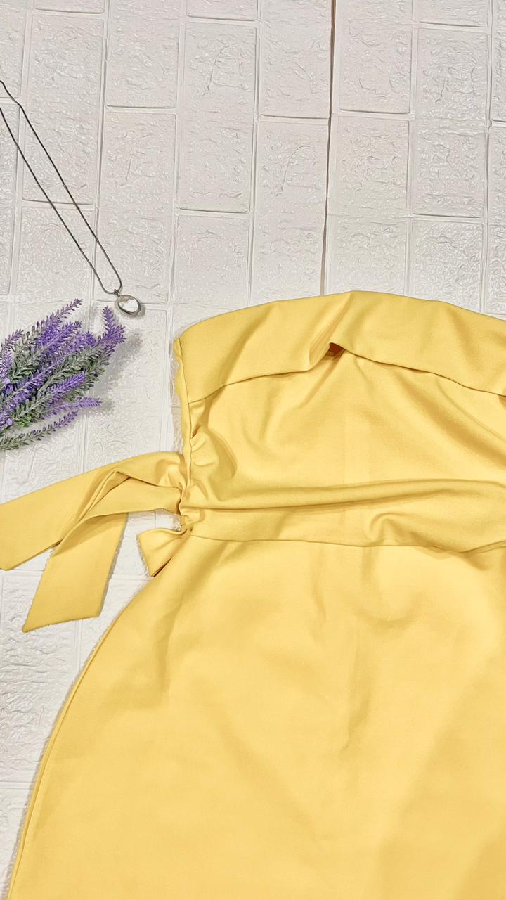 Sunbeam Tie-Up Mini Dress