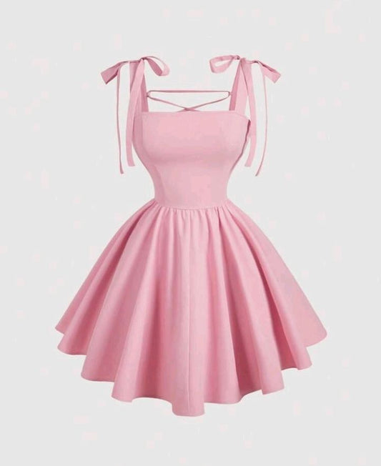 Corset Pink Mini Dress